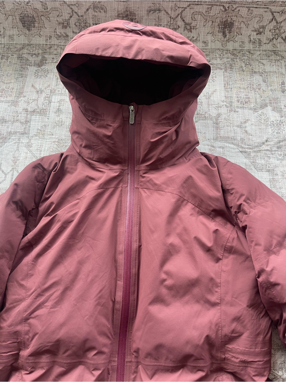 lululemon Cassis Snow Warrior Goose Down Hooded Puffer Coat - Picture 8 of 11